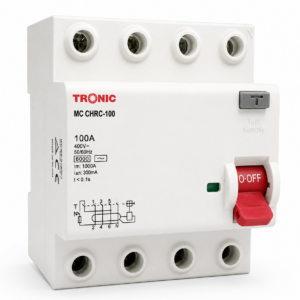 Tronic Four Pole 100Amps 300Mega Amps RCCB