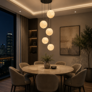 Tronic Luxury 5-Light Cascade Globe Chandelier