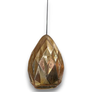 Africab Hanging Light E27 Glass Rose Gold