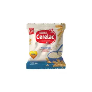 Nestle Nestlé Cerelac NR Wheat Infant Cereal Fortified Nutrition Sachet 50g