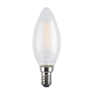 Tronic Candle Frosted Filament LED 4 Watts Warm White E14 (Small Screw) Bulb
