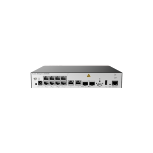 Huawei USG6000E-S03-AC Host, Upto 400 Users(10*GE RJ45+2*10GE SFP+,1*Adapter,Include SSL VPN 100 Users), 100/500;Firewall Throughput IPv4(1518/512/64-byte, UDP), 3/3/3 Gbit/s,  1 Year Warranty