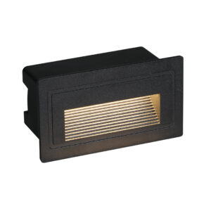 Tronic LED Step Light – Black Rectangular 5W, IP54 Rated