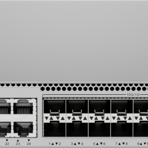 Huawei L3, 10G Hybrid Optical core Switch, 24*10/100/1000BASE-T ports, 16*10GE SFP+ ports, 8*25GE SFP28 ports, 2*100GE QSFP28 ports, expansion card slot, with 1*AC power module, 3 Year Warranty