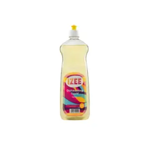 Izee Dish Washing Liquid Lemon 750Ml, Grease Cutting Formula, Fresh Lemon Fragrance, Effective Dish Cleaning IDWL-L-750ML