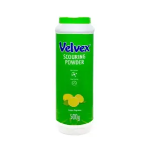 Velvex Scouring Powder, Lemon Scent, 500g, Pack of 12 Pcs