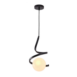 Tronic Sculpted Curve Pendant – Black & White