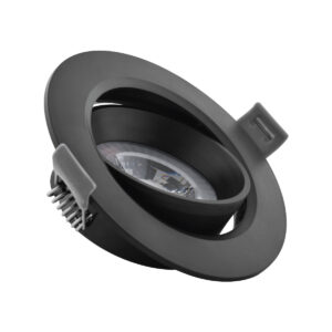 Tronic Spotlight DOB 7 watt 75mm Black Day Light