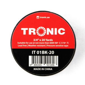 Tronic Insulation Tape 20 Yard - Black