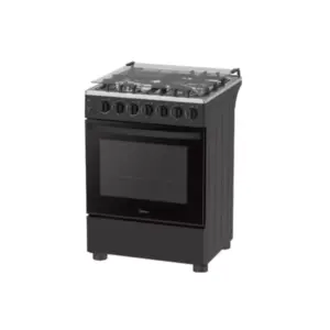 Midea Electric Oven with 3 Gas + 1 Hotplate 60*60, Black, 60E3G1H6F-BK