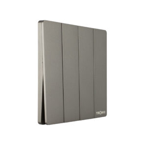 Tronic Grey Four Gang Two Way Switch