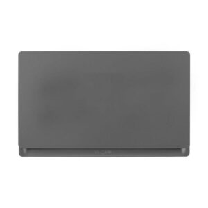 Tronic Grey Twin Blanking Plate – Screwless Finish, Polycarbonate