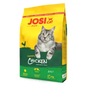 Josera JosiCat Dry Cat Food Premium Crunchy Chicken 10kg Favorite Dry Food with Tender Chicken for Adult Cats