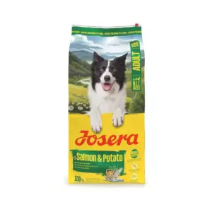 Josera Adult Dog Food 12.5kg with Mono Protein, Herbs & Fruit, Grain Free Formula, Salmon & Potato