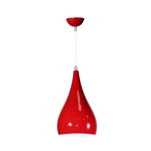 Tronic Aluminium Red Pendant Light