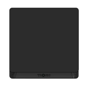 Tronic Blank Faceplate – 1 Gang, Black