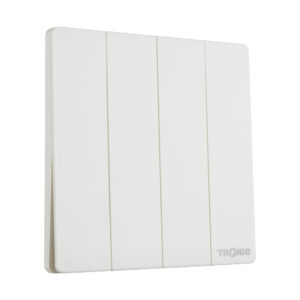 Tronic White Four Gang Two Way Switch