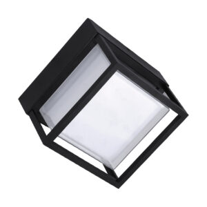 Tronic Black Integrated Bulkhead Warm White Fitting