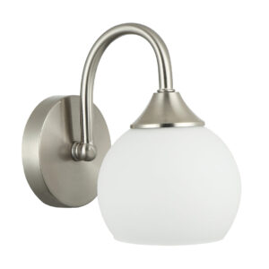 Tronic Elegant Silver and White Wall Lamp