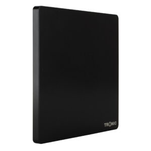 Tronic Black - 1 Gang Blank Plate