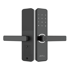 ZKTeco WiFi Lock, FingerPrint/ keypad/card, Aluninum Alloy, Door bell function, User Capacity: 300, Door Thickness: 35-60 mm, Backset: 50 mm, Color Option: Black,Comes witth Zsmart Phone APP, German Standard Mortise Included, 1 Year Warranty