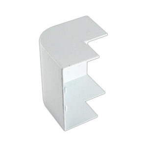 Tronic Compartment PVC Trunking External Bend 100mmx50mm