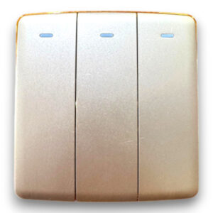 Africab Da Series Switches & Socket 3 Gang 2 Way