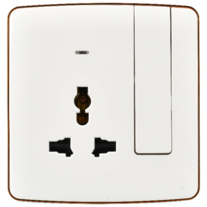 Africab Universal Multi 13A Socket With Neon(Big Button)