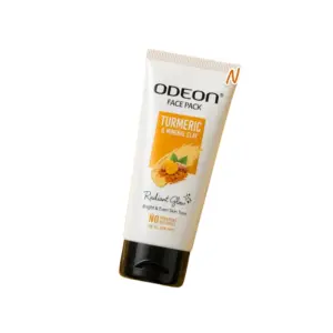 Odeon Turmeric & Mineral Clay Face Pack, Deep Cleansing Face Mask for Oil Control, Pore Purifying & Skin Refreshing, Helps Remove Excess Oil & Impurities, Suitable for All Skin Types 400g