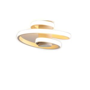 Tronic Spiral Acrylic Warm White Ceiling Lamp
