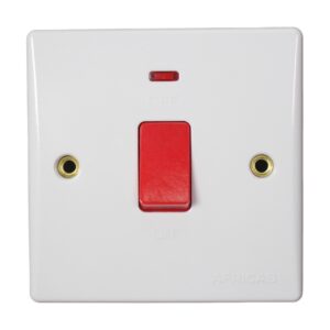 Africab Fl Series Switches & Socket 20Ad.P. Switch With Neon