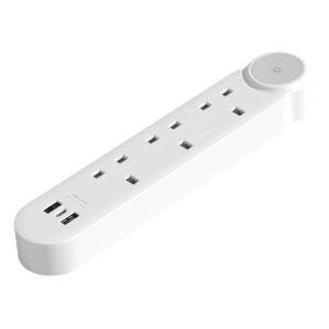 Tronic 3-Way Extension Socket with 2 USB & Type-C – 13A, 3M Cable