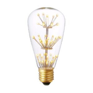Africab St64Star-3W-E27-220V-2200K 64*140Mm Clear