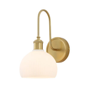 Tronic Modern Frosted Glass Dome Wall Light