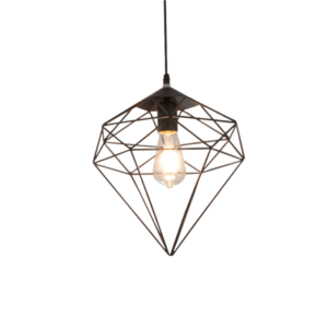 Tronic Black Diamond Cage Pendant Lamp