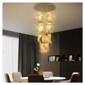 Tronic Grand Artistic LED Chandelier Flowing Multi-Tier Design for Luxury Spaces