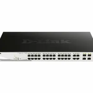 D-Link Smart Gigabit Rackmount Switch 24-Port with 4 Combo RJ45/SFP Uplink Ports Managed Network Switch DGS-1210-28
