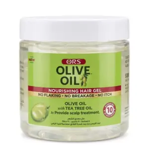 ORS Hair ORS Olive Oil Hair Gel, 500ml, Strong Hold, Moisturizes Hair and Controls Frizz OOOHGO500
