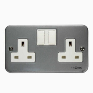 Tronic Twin Metal Clad Socket 13Amps