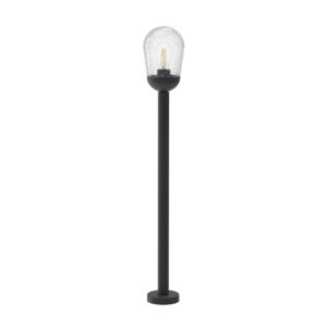 Tronic Aluminum Garden E27 Light With Clear Speckled Glass