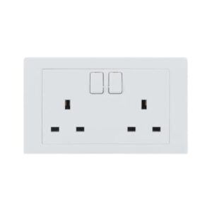 Africab ABB Sockets & Outlet 2 Gang 13Amps Switch Socket