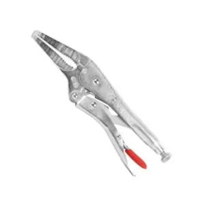 Crown Professional Crown Locking Grip Pliers Long Straight Jaws 9.5‑Inch (230 mm) Heavy Duty Steel CPHPL‑GLAH9