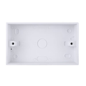 Tronic PVC Cavity Box – 2 Gang, 29mm Deep