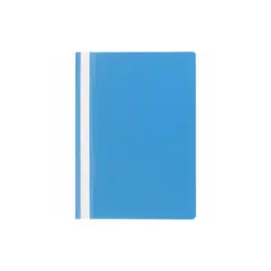 Generic Plastic Thick Flat File A4 Blue 1712