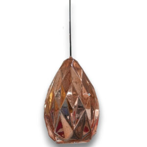 Africab Hanging Light E27 Glass Gold
