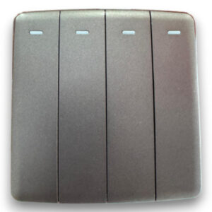 Africab Da Series Switches & Socket 4 Gang 2 Way