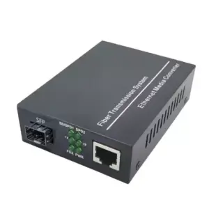 Generic Fiber Optical Media Converter 1 Port SFP to 1 RJ45 Gigabit Optical Fiber Ethernet 10/100/1000M