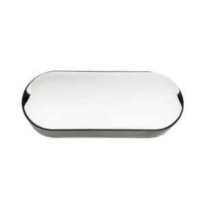 Tronic Black Oval LED Warm White Bulkhead 12 Watts