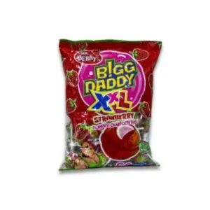 Big Daddy Lollipop Strawberry XXL BDLS-XXL (16Packs X 50)