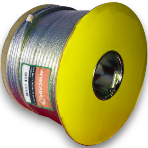 Africab Rg-6 Cable Transparent (100 MTR)